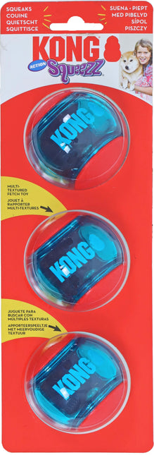 AnimalstoreXL Kong Squeez Action Red Medium Kaart 3 stuks