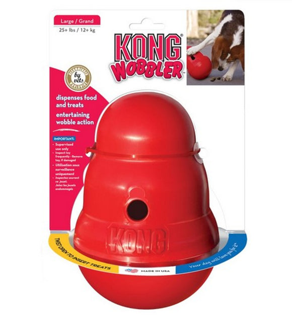 Kong Wobbler Rood Small - Large