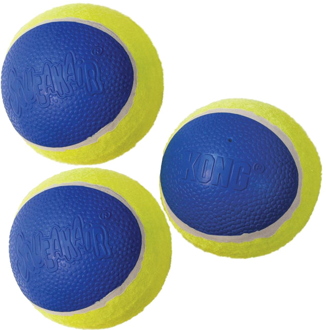 AnimalstoreXL Kong Ultra Squeakair Ball Medium Net 3 stuks
