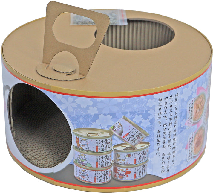 AnimalstoreXL Krabmeubel Karton Blik Sardines 37cm