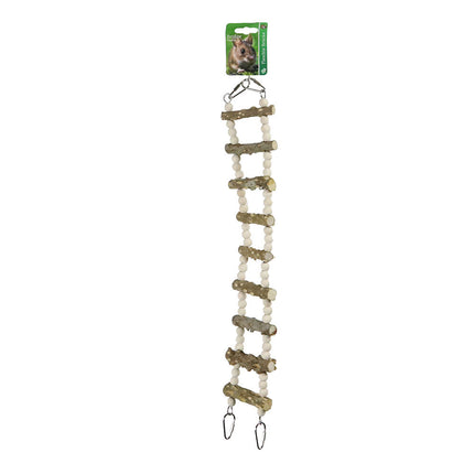 AnimalstoreXL Boon Ladder Brug 9-Traps Hout met Kralen 46cm