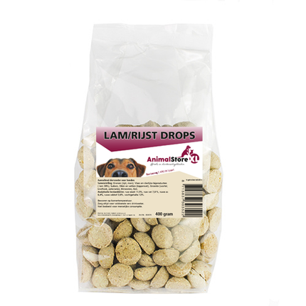 AnimalstoreXL Lam en rijst drops 400g
