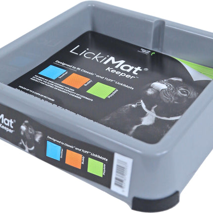 AnimalstoreXL Lickimat Keeper Hond Grijs 25cm