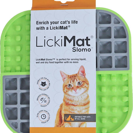 Lickimat Likemat Slomo Cat Green 20cm
