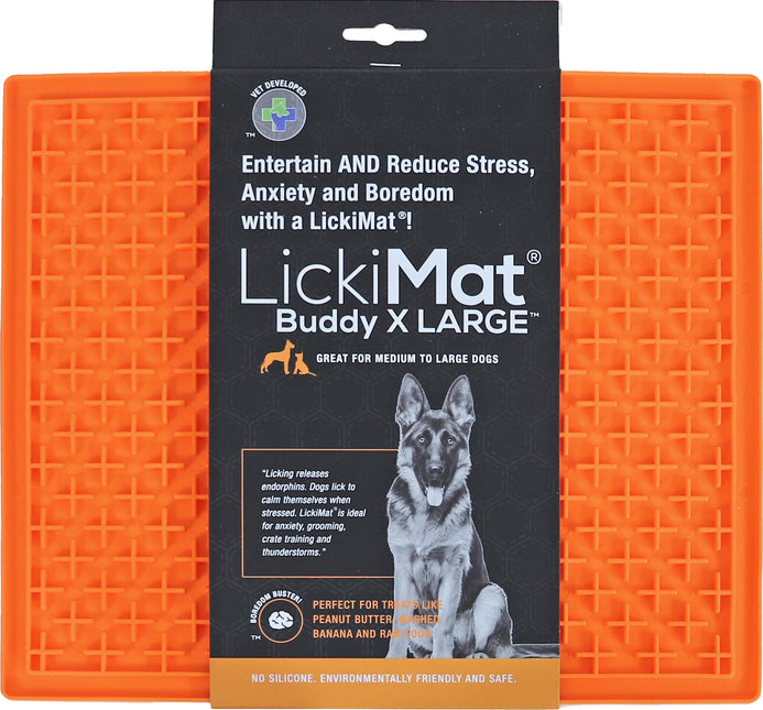 Lickimat Likmat Buddy xL Dog Orange 30x25cm