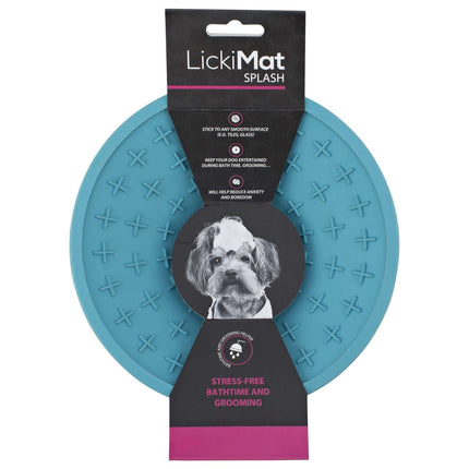 AnimalstoreXL Lickimat Likmat Splash Turquoise 19cm