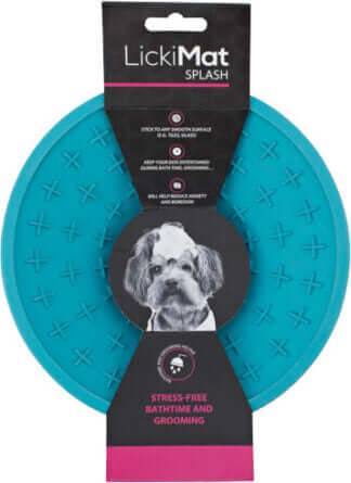 AnimalstoreXL Lickimat Likmat Splash Turquoise 19cm