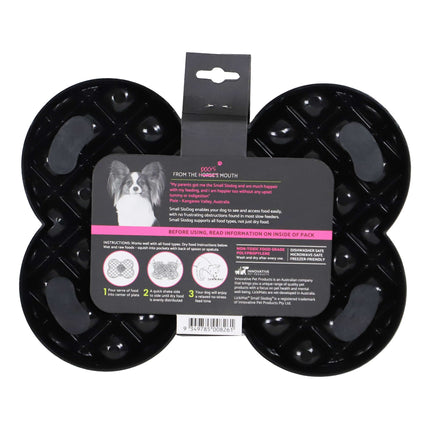 AnimalstoreXL Lickimat Slodog Slowfeeder Plate Hond Zw.S 25cm