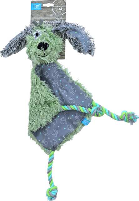 AnimalstoreXL Lief! H.Splg. Boys Teckel Plat met Piep Ass. 40cm