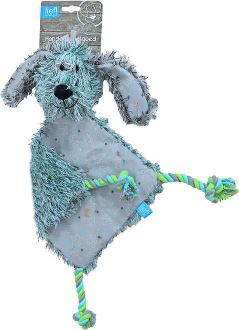 AnimalstoreXL Lief! H.Splg. Boys Teckel Plat met Piep Ass. 40cm