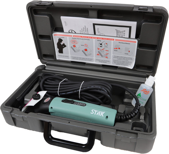 AnimalstoreXL Lister Tondeuse Star Groen In Koffer