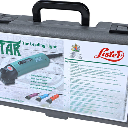 AnimalstoreXL Lister Tondeuse Star Groen In Koffer