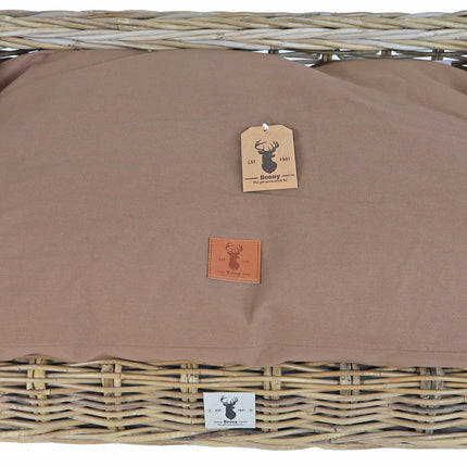 AnimalstoreXL Ligkussen Basic Brown 70x50cm