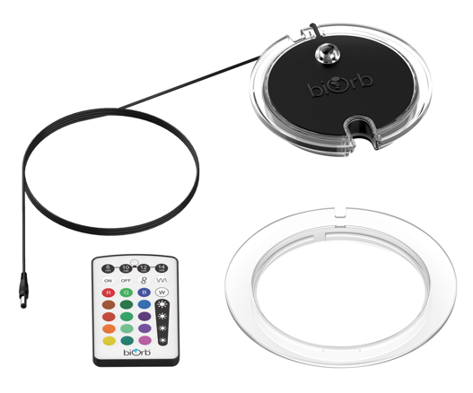 AnimalstoreXL MCR-licht met afstandsbediening small zwart