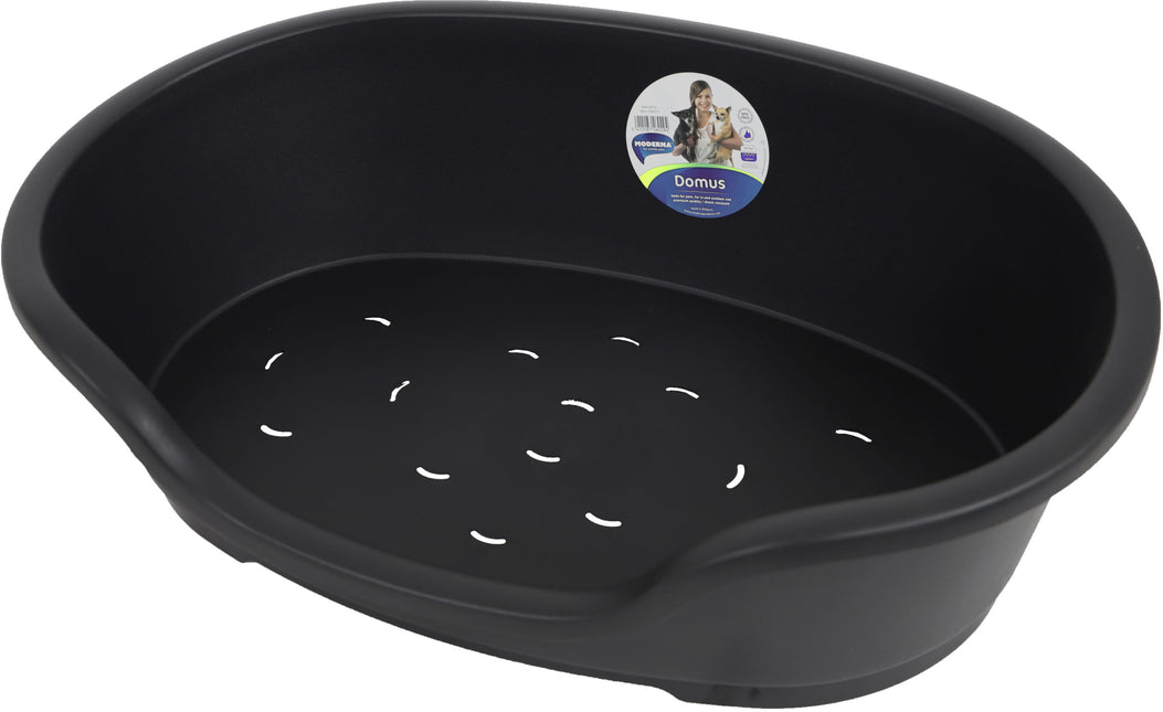 AnimalstoreXL Mand Plastic Zwart 60cm