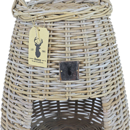 AnimalstoreXL Mand Rotan Rond met Hengsel 67cm