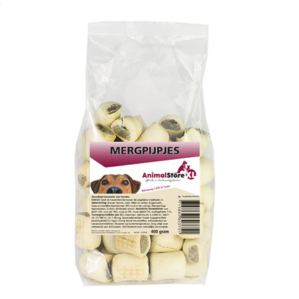 AnimalstoreXL Mergpijpjes 400g