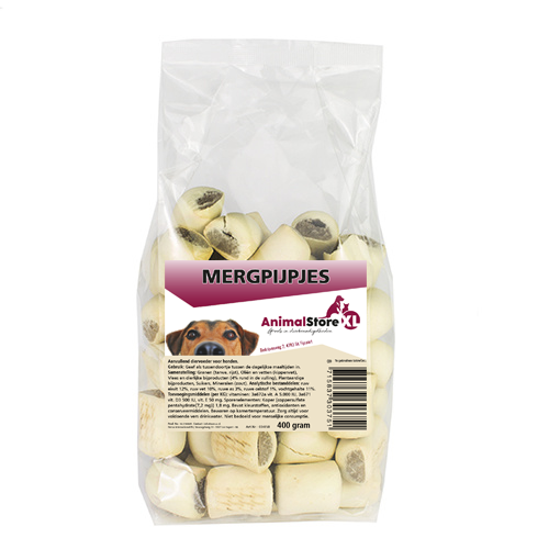 AnimalstoreXL Mergpijpjes 400g