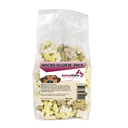 AnimalstoreXL Micro-kluifje vanille 400g