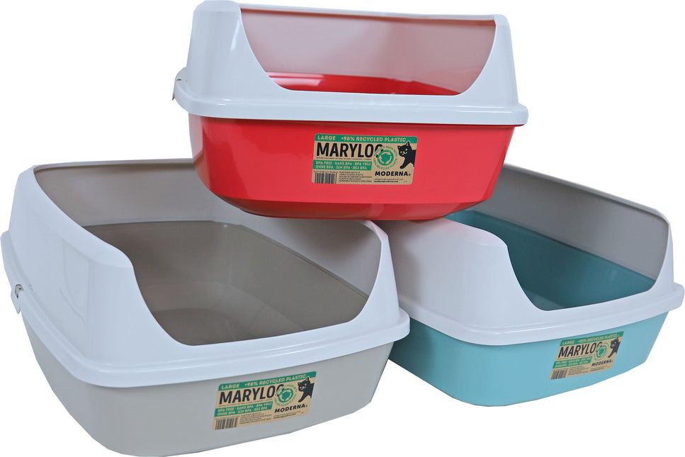 AnimalstoreXL Moderna Kattenbak Maryloo Recycled Aquarelle