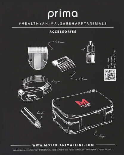 AnimalstoreXL Moser Tondeuse Prima Oplaadbaar