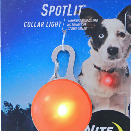 AnimalstoreXL Nite-Ize Spotlite Safety Light Rond Rood