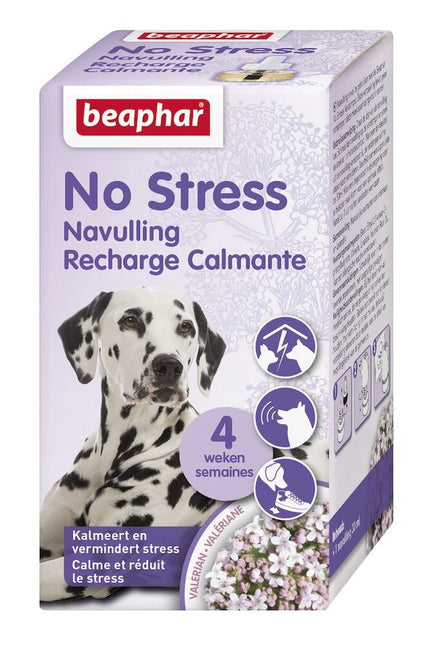 No Stress Verdamper & Vulling Hond - Navulling - 3 Pipetten