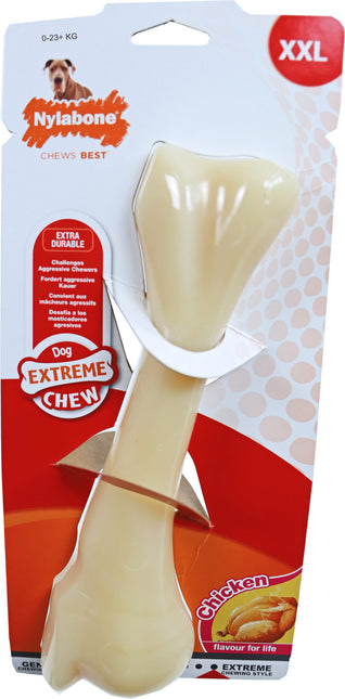 AnimalstoreXL Nylabone Dura Chew Bot met Kip xxL