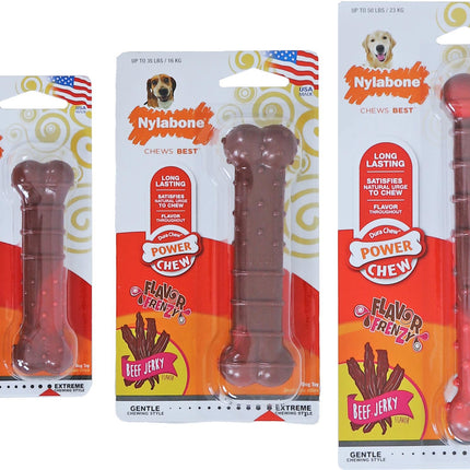 AnimalstoreXL Nylabone Giant Bot Beef Jerky
