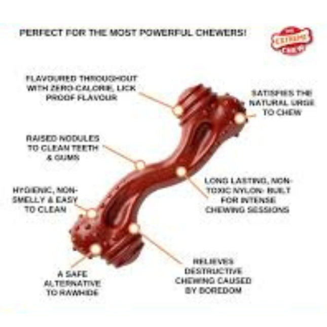 Nylabone Monster Curve Bone Bison