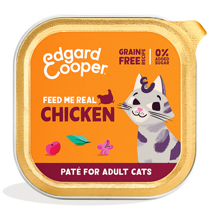 AnimalstoreXL Edgard & Cooper - Kat Paté Scharrelkip Graanvrij