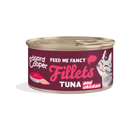 AnimalstoreXL Edgard & Cooper Kat Tonijnfilets & Kip Graanvrij