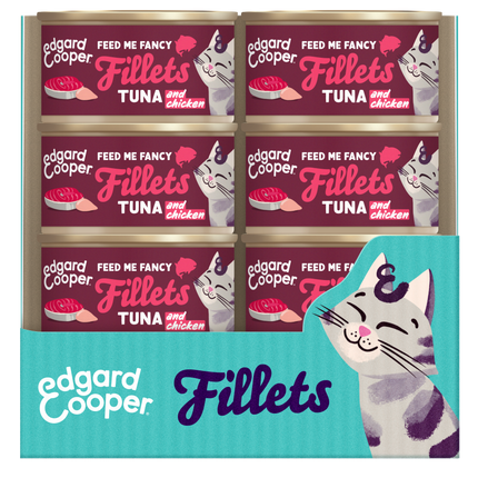 AnimalstoreXL Edgard & Cooper Kat Tonijnfilets & Kip Graanvrij