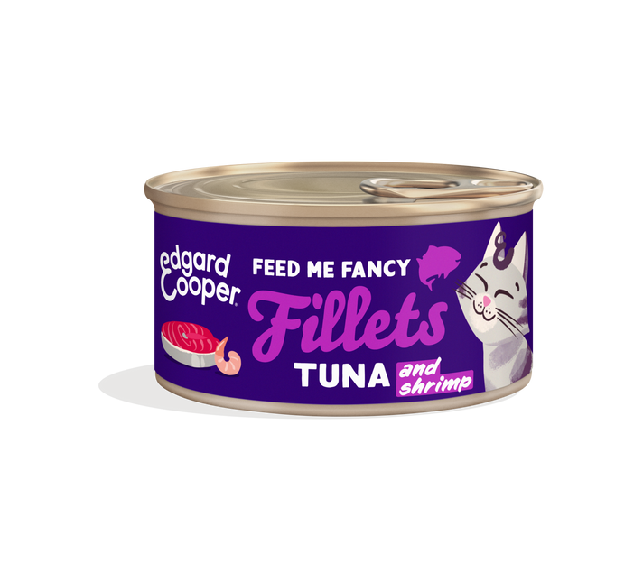 AnimalstoreXL Edgard & Cooper Kat Tonijnfilets & Garnaal Graanvrij