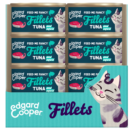 AnimalstoreXL Edgard & Cooper Kat Tonijnfilets & Inktvis Graanvrij