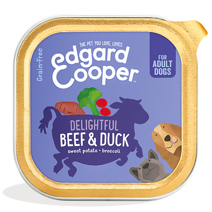 AnimalstoreXL Edgard & Cooper - Hond Kuipje Rund & Eend Graanvrij