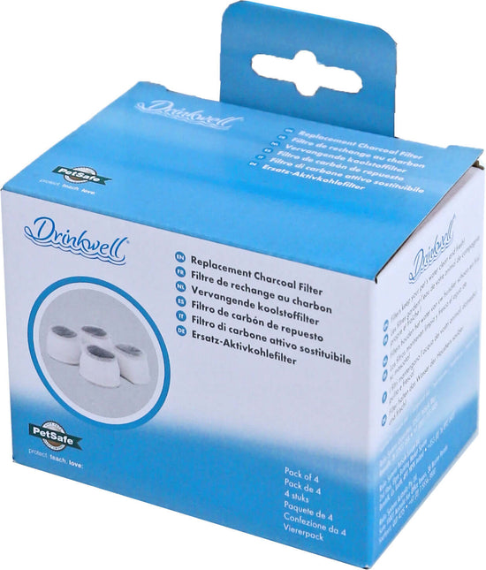 AnimalstoreXL Petsafe Koolfilter voor Drinkfonteinen 4 stuks