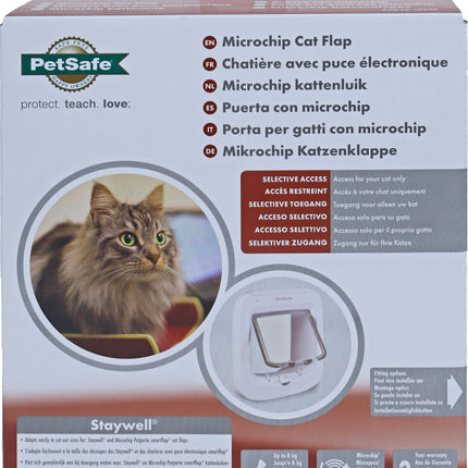 AnimalstoreXL Petsafe Kattendeur Microchip Wit