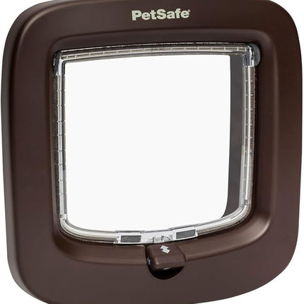 Petsafe Kattendeur Handm. 4Lock Bruin Ppa
