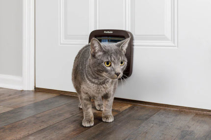 Petsafe Kattendeur Handm. 4Lock Bruin Ppa