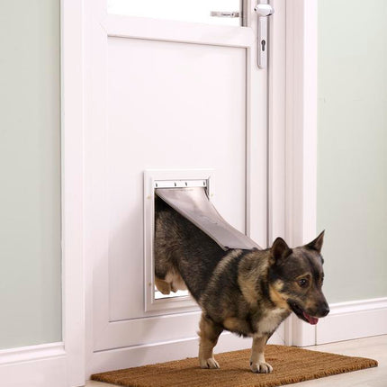 Petsafe Deur Aluminium Wit Transparant