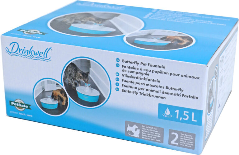 AnimalstoreXL Petsafe Drinkfontein Butterfly 1,5 liter