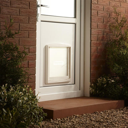 Petsafe Huisdierdeur Wit Transparant 740 - 760