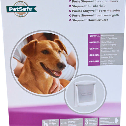 AnimalstoreXL Petsafe Huisdierdeur Wit Transparant 740