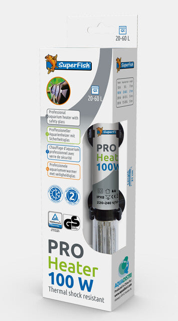 AnimalstoreXL Pro Heater 100W 20-60L + Cover S