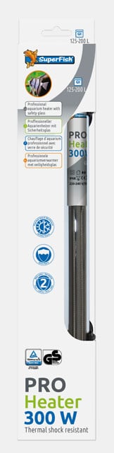 AnimalstoreXL Pro Heater 300W 125-200L + Cover L