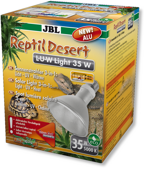 AnimalstoreXL ReptilDesert L-U-W Aluminium verlichting 35W