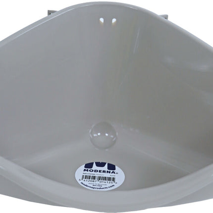 AnimalstoreXL Knaagdiertoilet plastic met haak Warmgrijs Groot