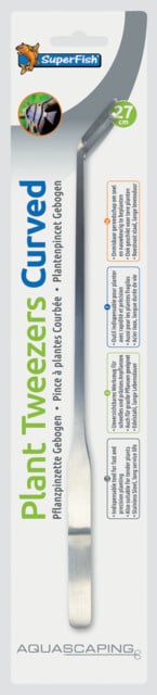 AnimalstoreXL Rvs Plantenpincet 27cm Gebogen