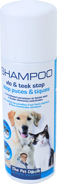 AnimalstoreXL The Pet Doctor Shampoo Vlo en Teek Stop 200ml